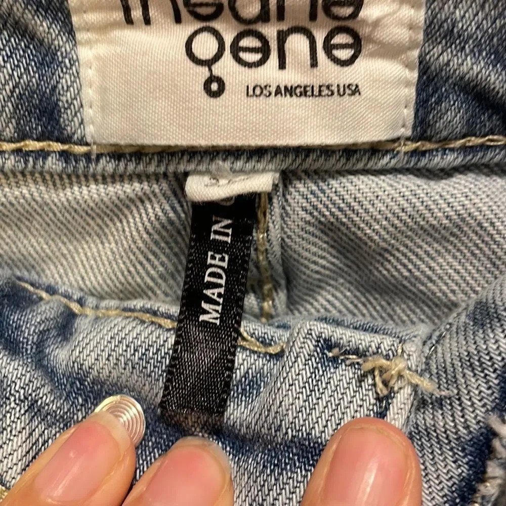 Nwot Insane Oene woman’s light blue ripped jeans - Picture 9 of 14